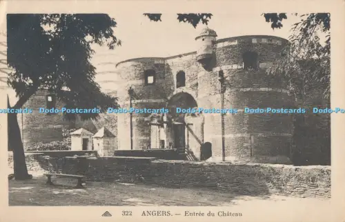 R049818 Angers Entree du Chateau Photomecaniques No 322
