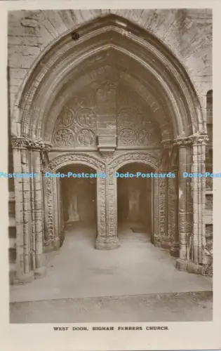 R049824 Westtür Higham Ferrers Kirche F Saxby