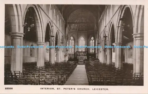 R049828 Interior St Peters Church Leicester Albion No 22335 RP