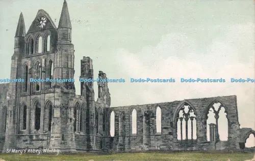 R049862 St Marys Abbey Whitby 1911