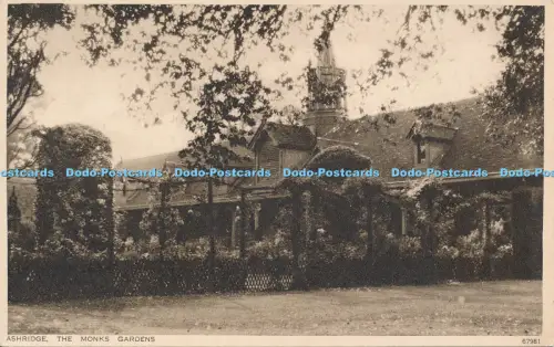 R049868 Ashridge The Monks Gardens Photochrom No 67981