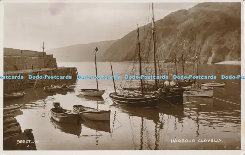 R049870 Harbour Clovelly Valentine No 98827 RP 1938