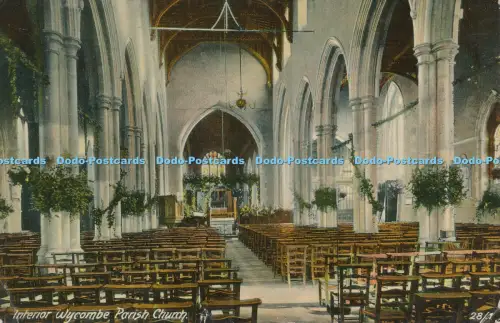 R049890 Innenspiegel Wycombe Pfarrkirche 1906