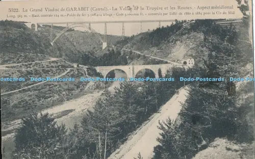 R049906 Le Grand Viaduc de Garabit La Vallee de la Truyere et les Routes Aspect