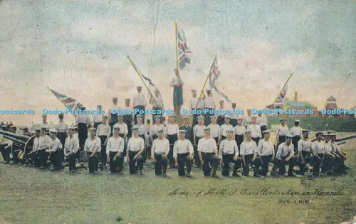 R049911 einige H M S Top Herren in Kanälen 1907