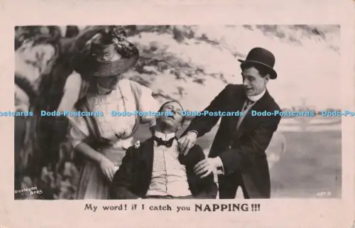 R049939 My World If I Catch You Napping Davidson Bros 1911