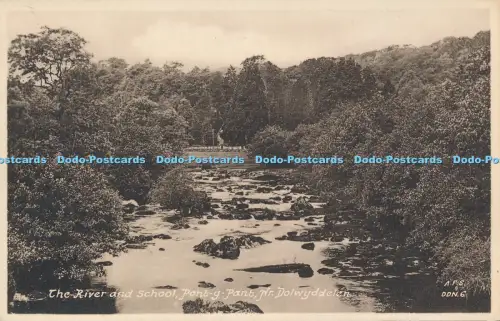 R049948 The River and School Ponty Hose Nr Dolwyddelen Frith