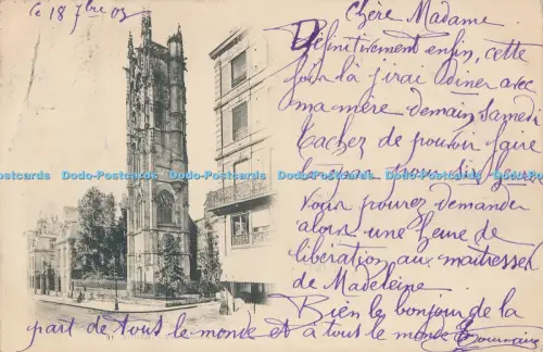 R049983 Rouen Tour Saint Andre