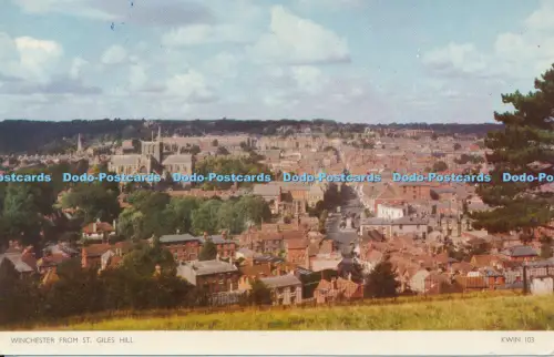 R050001 Winchester aus St Giles Hill Jarrold 1957