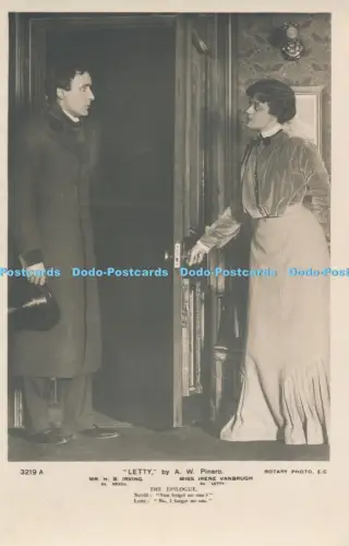R050033 Letty by A W Pinero Mr H B Irving rotierend
