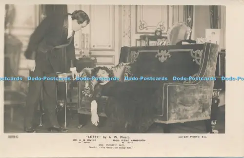 R050034 Letty by A W Pinero Mr H B Irving Miss Irene Vanbrugh Rotary