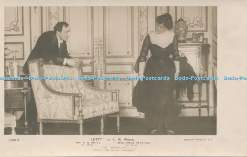 R050038 Letty von A W Pinero Herr H B Irving Miss Irene Vanbrugh Der vierte Akt Rot