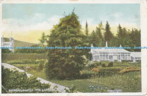 R050056 Schloss Balmoral Die Gärten 1920