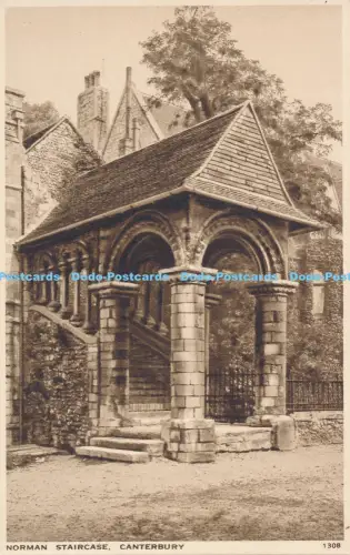 R050070 Norman Staircase Canterbury Salmon Gravure
