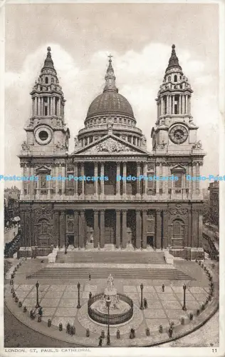 R050092 London St Pauls Cathedral Photochrom