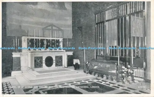 R050206 Chapel of St George and English Martyrs Westminster Cathedral London Val