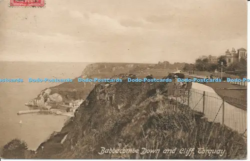 R050209 Babbacombe Down and Cliff Torquay 1911 Frith 38612A