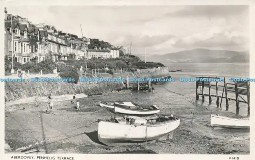 R050415 Aberdovey Penhelig Terrasse Photochrom 1958