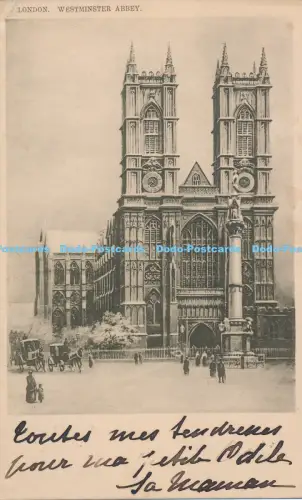R050419 London Westminster Abbey Tuck 1904