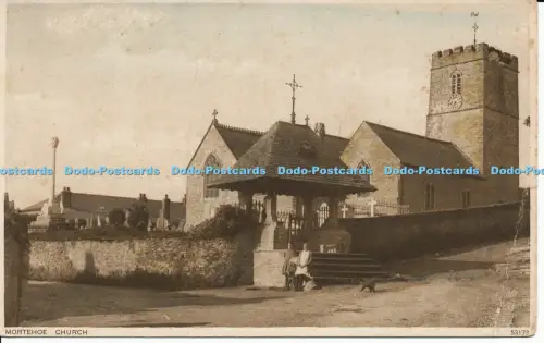 R050422 Mortehoe Kirche Photochrom Co Ltd