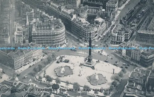 R050436 London Blick auf Trafalgar Square aus einem Flugzeug Toler Bros 1934