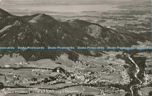 R050483 Blick v Rauschberg 1670 m auf Runpolding u Chiemsee RP