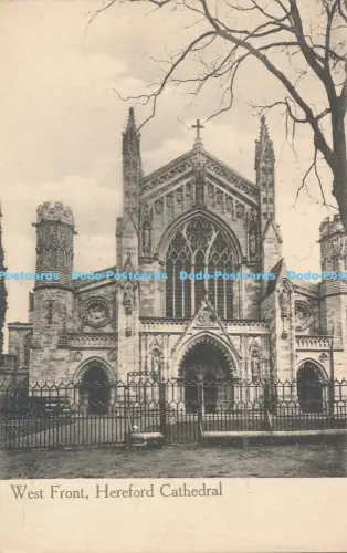 R050612 West Front Hereford Cathedral M A Heeks