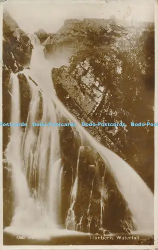 R050718 Llanberis Waterfall Valentine No 6862 RP 1933