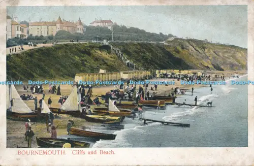 R050781 Bournemouth Cliffs and Beach H M
