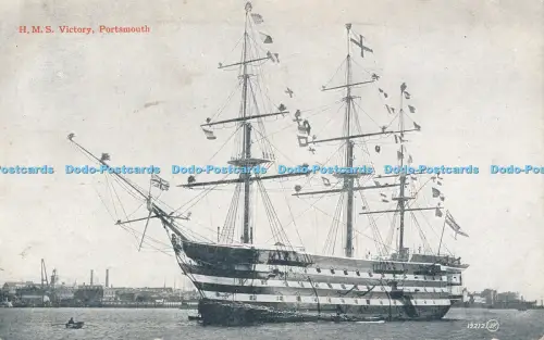 R050927 H M S Victory Portsmouth Valentine 1916