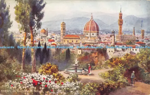R051012 Firenze dal Giardino di Boboli Tuck Oilette
