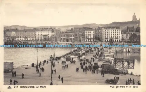 R051044 Boulogne sur Mer Vue Generale et le Pont