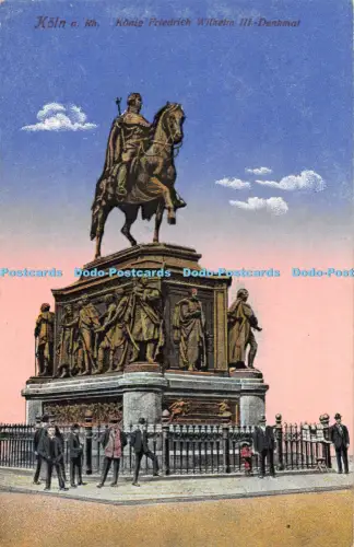 R051068 Köln a Rhein König Friedrich Wilhelm III Denkmal