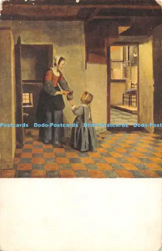 R051078 AK Pieter de Hooch Die Vorratskammer Amsterdam Rijksmuseum E A See