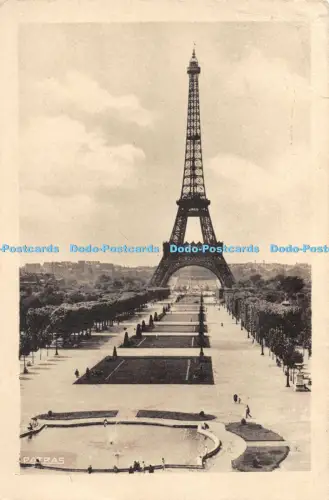 R051085 Malerische Ecken von Paris La Tour Eiffel Vue du Champ de Mars