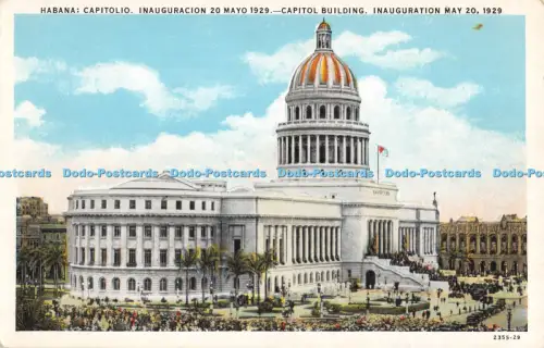 R051310 Habana Capitolio Inauguracion 20 Mayo 1929 C Jordi