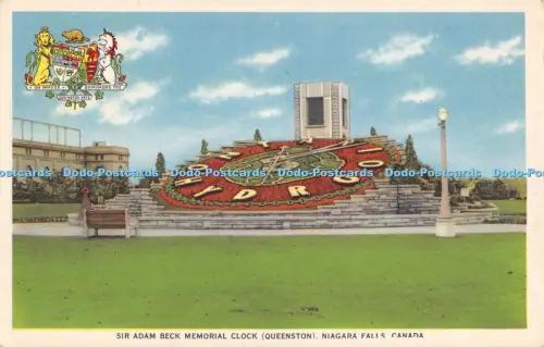 R051313 Sir Adam Beck Memorial Clock Niagara Falls Canada Leslie
