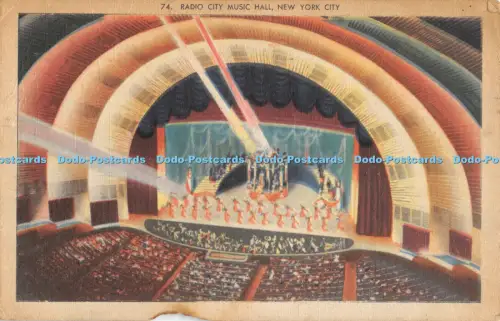 R051322 Radio City Music Hall New York City 1945