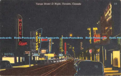 R051330 Yonge Street at Night Toronto Kanada