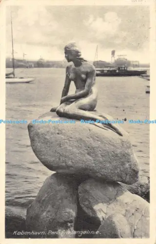 R051338 Kobenhavn Parti fra Langelinie 1950