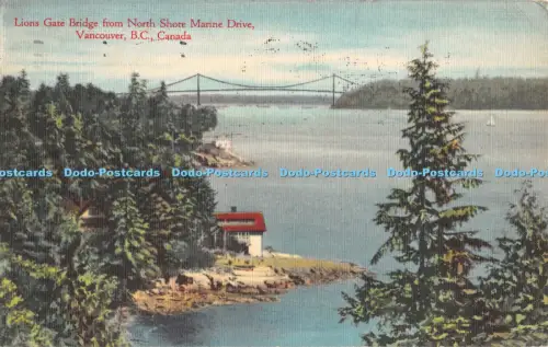 R051701 Lions Gate Bridge von North Shore Marine Drive Vancouver B C Canada 194