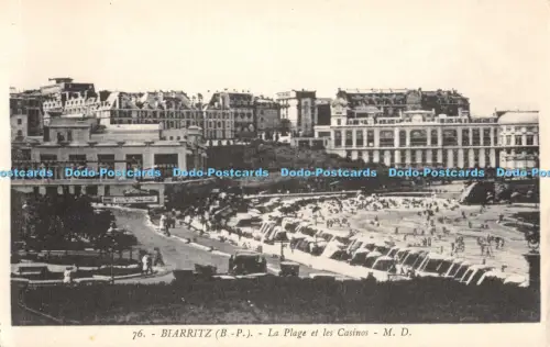 R051775 Biarritz La Plage et les Casinos Marcel Delboy Nr 76