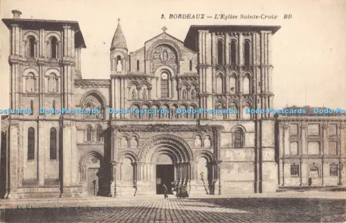 R051785 Bordeaux L Eglise Sainte Croix Bloc Freres No 3
