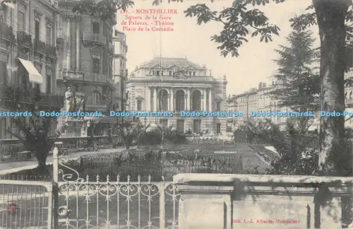R051787 Montpellier Square de la Gare de Palavas Theater Place de la Comedie