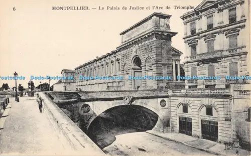 R051796 Montpellier Le Palais de Justice et l Arc de Triomphe Neurdein Freres