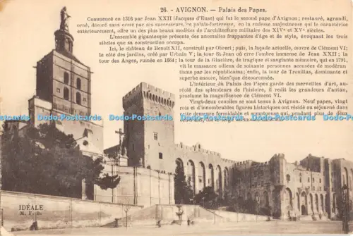 R051889 Avignon Palais des Papes M F Beau Ideale Nr 26