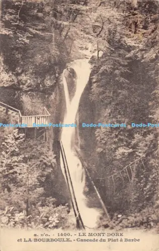 R052028 Le Mont Dore et La Bourboule Cascade du Plat a Barbe No 1400