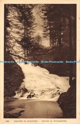 R052031 Environs de Gerardmer Cascade de Retournemer Braun No 2390