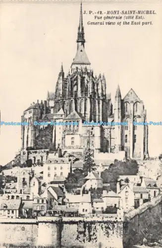 R052537 Mont Saint Michel Gesamtansicht des Ostens Teil J P Nr 12