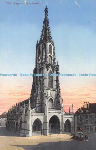 R052546 Bern Das Münster A Müller Fotoglob Nr 768